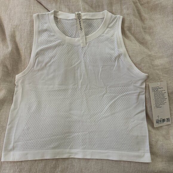 Lululemon Breeze By Muscle Tank size 4 white NWT - Picture 3 of 5
